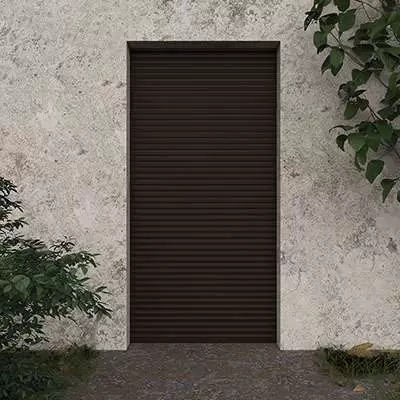 Роллеты шоколадно-коричневого цвета