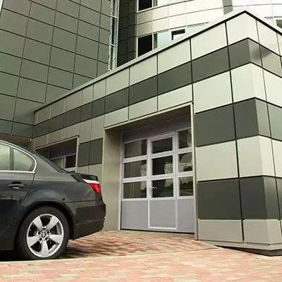 Автоматические панорамные ворота серии AluTrend