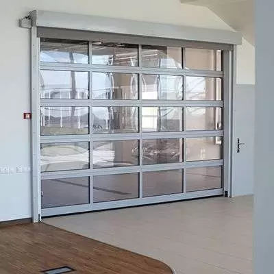 Автоматические панорамные ворота серии AluTherm