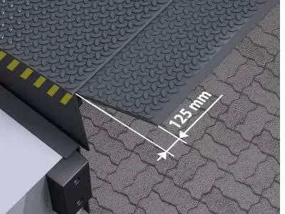 Аппарель со скосами (2х125 мм)