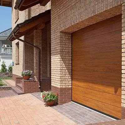 Автоматические секционные гаражные ворота серии Trend