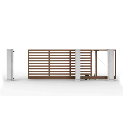 Откатные ворота с электроприводом серии Prestige