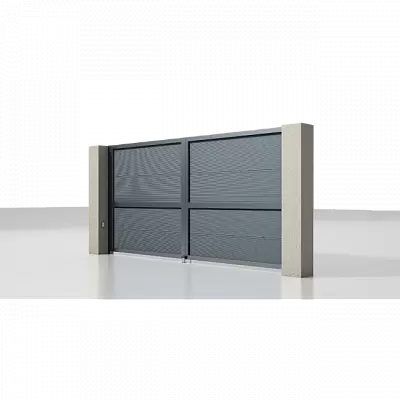 Распашные ворота ALUTECH Prestige