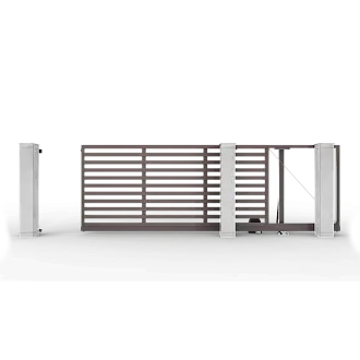 Откатные ворота с электроприводом серии Prestige