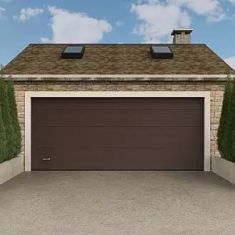 Автоматические секционные ворота серии Prestige